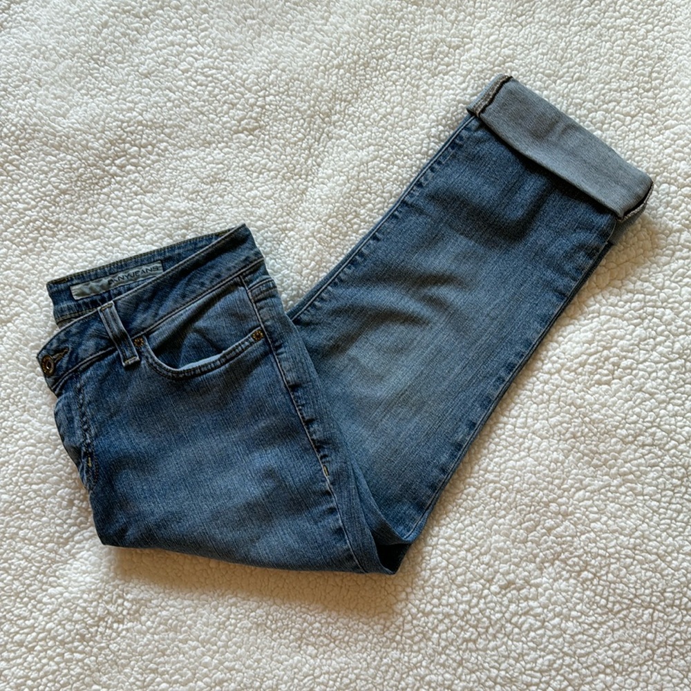 DKNY Blue Jeans Cuffed and Uncuffed